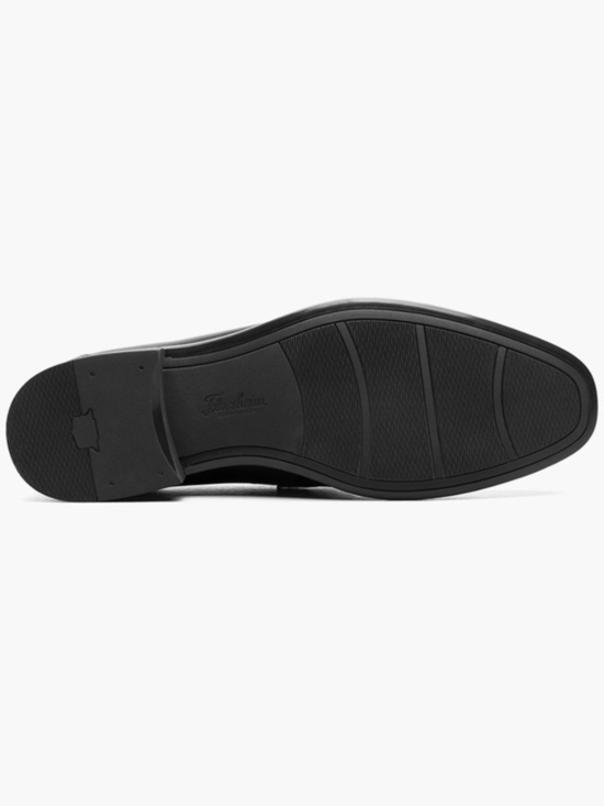 Mens Florsheim Zaffiro Moc Toe Bit Loafer II in Black Leather. 15215 001 main image 5
